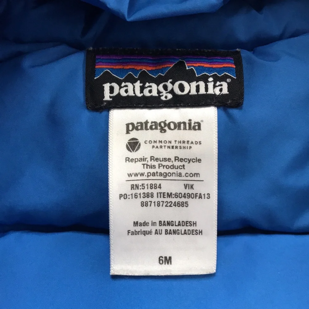 Patagonia Hi Loft Puffer Jacket (size 6m)